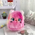 Porte-Monnaie Chat Coloré - Rose