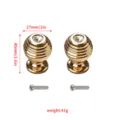 Premium Gold-Plated Handle - Ball-Shaped