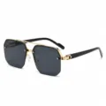 Gold Frame Grey Lens