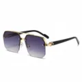 Gold Frame Gradient Gray Lens