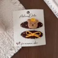 Clip BB / Amarillo Oso Lunares