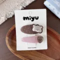 Clip BB Oso Rosa Marrón