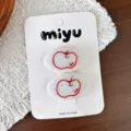 Embroidered Apple BB Clip (3)