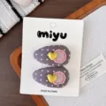 Pack of 2 / Purple Heart BB Clip