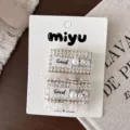 Ensemble de 1 paire / Clip BB Perle Étiquette