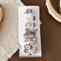 Bow Rabbit Group (6) / 5 Pieces/Pack