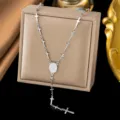Cross Necklace (H426) / Silver