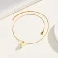 Collana Ciondolo Calcio Tondo (Blu e Bianco)