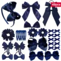Juego de 49 piezas de accesorios para el cabello (HH5231-49B) / Juego de 49 piezas / Azul marino