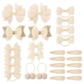 Juego de combinación de accesorios para el cabello (HH012-26B) / Beige Claro