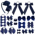 Juego de combinación de accesorios para el cabello (HH5213-23B) / Azul marino