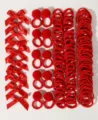 Juego de combinación de accesorios para el cabello (HH2123-170C) / Rojo