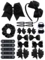 Juego de combinación de accesorios para el cabello (HH563-67C) / Negro