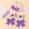 Juego de combinación de accesorios para el cabello (HH4971-10F) / Púrpura