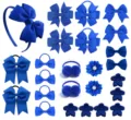 Juego de combinación de accesorios para el cabello (HH637-25C) / Azul