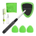 Modell B EVA Hülle + 4 Grüne Stoffbezüge + 1 Klimaanlagenbürste + 1 Sprühflasche + 1 Handtuch