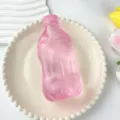 Coconut Oil Water Bottle / Transparent Pink