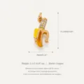 Banana / 45+5cm / Gold