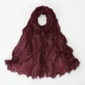 180*55cm / Burgundy
