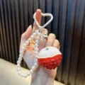 Litchi Épluchée Simulé / Rouge