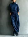 3XL / Top And Bottom / Navy Blue