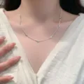 Minimalist Heart Charm Choker (XL2106)
