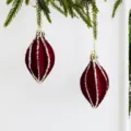 Beflockter Geformter Ball (Oliven Stil)