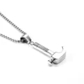 LP1239 Silver Hammer Necklace