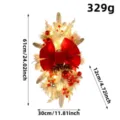 Large Red Bow With Lights / 61x30x12cm