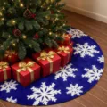 Three-dimensional snowflake double-sided, blue / 78cm