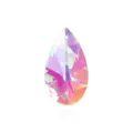 38MM Pear Pendant / Aurora Borealis (AB) Color