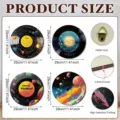 Space Planet Series (Y26Y90675_Q) / 4 Pieces/Pack / Colorful