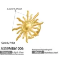 Taglia 7 / Stile Grano di Sole (A359) / Oro