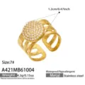 Taglia 7 / Stile Tondo (A421) / Oro