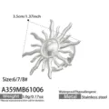 Taglia 7 / Stile Grano di Sole (A359) / Colore acciaio