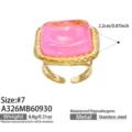 Rose Red Resin (A326) / Size 7