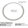Necklace (TXP033) / 31+12cm / Black