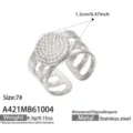 Taglia 7 / Stile Tondo (A421) / Argento
