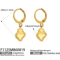 Heart Pendant (F1125) / Gold
