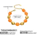 Champagne Resin Gold Bracelet