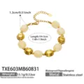 Yellow Resin Gold Bracelet