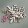 Sweet Celebrity Banquet Hair Insert Comb (HS-J4217S) / Silver