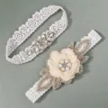Luxury Floral Style (GS-J043S) / 2 Pieces/Set / White