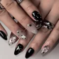 Star Polka Dot Style (AW773) / 24 Pieces/Box (With Jelly Glue + Nail File)
