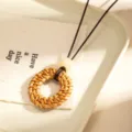 Circulaire Tissé avec Perle(X896-2)