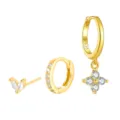 #18 Or Zircon Blanc
