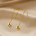 Römischer Ziffern-Ohrfaden-Stil (7270) / Gold