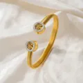 Geldbaum Armreif (Z255) / Gold