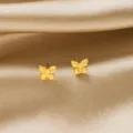 Reliefierter Schmetterlingsstil (7145) / Gold