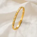 Sternenhimmel Strass Armreif (z257) / Gold